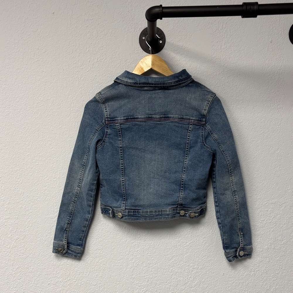 Tommy Hilfiger Classic Blue Jean Jacket, Girl’s Lg (12/14yo). Excellent Cndtn. - Picture 6 of 14